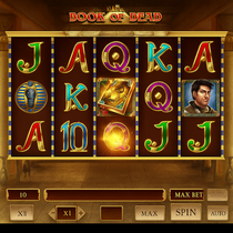 Goldspin - Book of Dead Slot Game - Kalandos Egyiptomi Téma