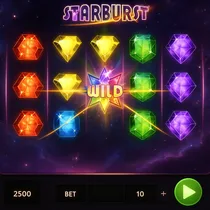 Goldspin - Starburst Slot Game - Magas RTP és Ingyenes Pörgetések